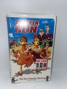 Chicken Run VHS 2000 Clamshell Case New Sealed Very Rare Estate Sale Find OOP