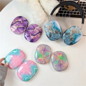 Marble Grain Protective Case Anti-Scratch Cover for Apple AirPods Max Headphone - Picture 1 of 18