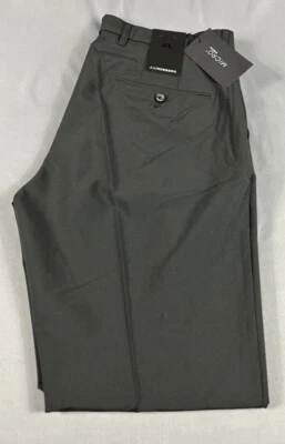 J Lindeberg Golf Pants Black 38 x 34 M Ellott Micro Stretch MSRP $135 - Image 1 of 4