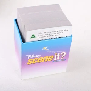 Disney Scene-It DVD Game Replacement Parts: Box Of Question Cards - Picture 1 of 4