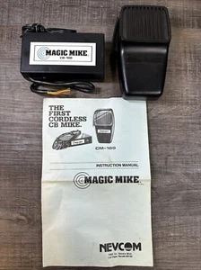 Microphone CB sans fil vintage Nevcom Magic Mike CM-100 radio amateur manuel - Photo 1/7