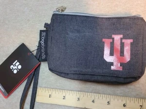 University Of Indiana Hoosiers ID Holder/Keyring/ Coin Purse Logo Iu - Picture 1 of 8