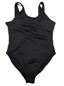 NWT Gap Teen Girls One-Piece Swimsuit Sz 14-16 Black Removable Pads - Picture 1 of 6