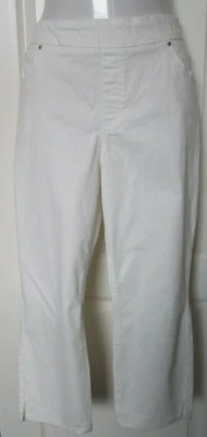 Pantalones de mezclilla ajustados de tiro alto West Bound talla 18 blancos Foto 1 de 3