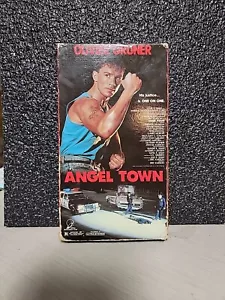 Angel Town (1990) VHS - Oliver Gruner - Police Gang Martial Arts Kickboxing - Imagen 1 de 1