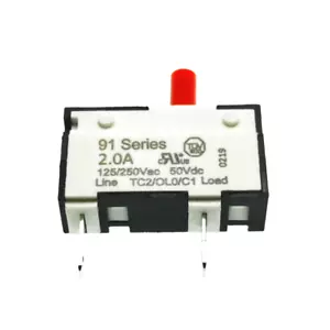 KUOYUH Miniature Circuit Breaker 91 Series 2.0A 125/250VAC 50VDC - Picture 1 of 2