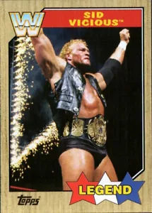 Tarjeta de lucha libre Topps WWE Heritage 2017 #95 Sid Vicious LGD - Imagen 1 de 2