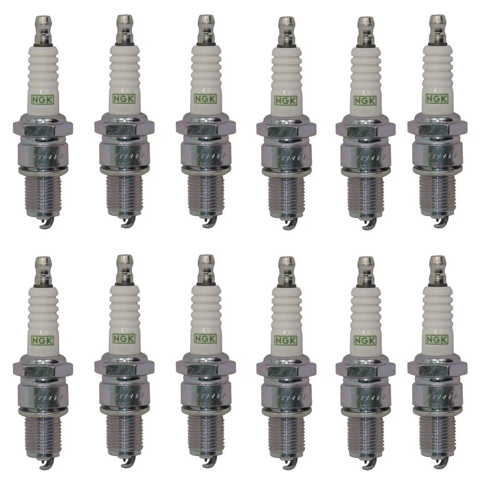 NGK G-Power 白金火花塞套装(12 件)7084 适用于捷豹 XJ12 XKE 5.3 V12 — 第 1/1 张图片