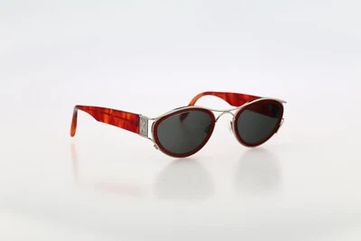 Paloma Picasso By Metzler 8629 415, Vintage 90s red small cat eye sunglasses NOS - Image 1 of 4