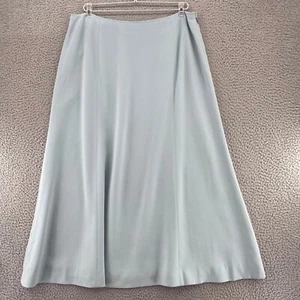 Talbots Skirt Womens 16 Cool Blue Maxi A Line Office Career Work Everyday Casual - Picture 1 of 11