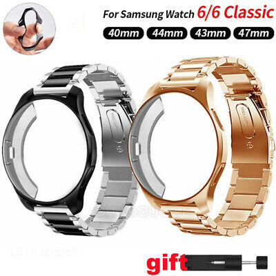 Metal Watch Band Strap+Cover For Samsung Gala...