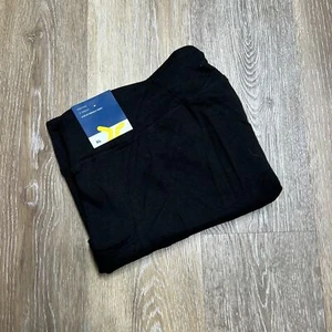 "NEW" OLD NAVY Stretch Waist High Rise Black Activewear Shorts Women's Size XL - Picture 1 of 7