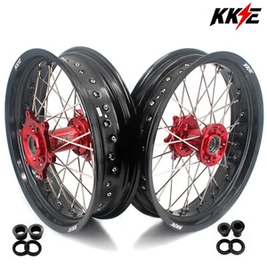 KKE 17" Supermoto Wheels for 2004-2017 GAS GAS EC 125 200 450 Motorcycle Rims - Picture 1 of 15