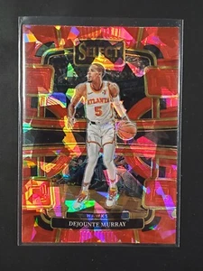 2023-24 Panini Select Basketball #27 Dejounte Murray Red Cracked Ice Prizm - Picture 1 of 2