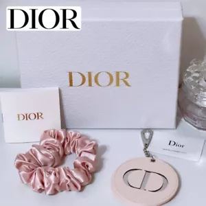 Dior Satén Scrunchie Espejo Novedad Accesorio para el Cabello ro - Imagen 1 de 9