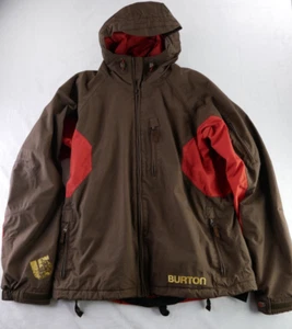Burton Outlast Small Herren Snowboard Winter Ski Jacke belüftet Shell braun orange - Bild 1 von 20