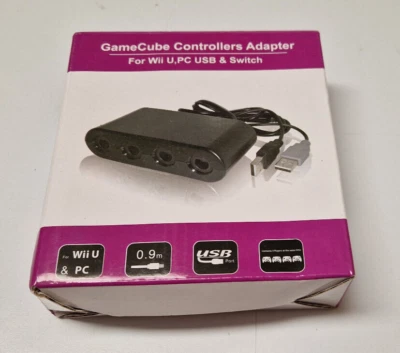 Adattatore per Controller GameCube 4 Porte Nintendo Switch Wii U PC - mai usato - Immagine 1 di 2
