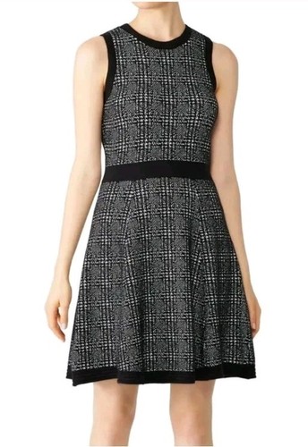 Vestito maglione smanicato Kate Spade New York donna mod piccolo a quadri