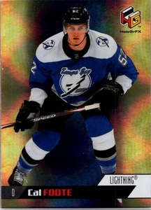 2020-21 Upper Deck #HG-19 Cal Foote HoloGrFx Rookies Gold Hockey Card - Picture 1 of 2