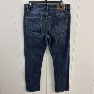 Volcom Mens Blue Solver Jeans Modern Straight Size 34 (34x31) - B14 - Picture 1 of 12