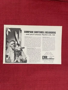 Vintage 1973 Print Ad Pacific Ammunition Reloading Tool DL-155 Shotshell Ad - Picture 1 of 3