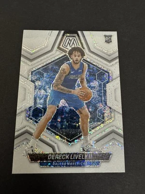 2023-24 Panini Mosaic Dereck Lively II Rookie White Sparkle RC #248 - Image 1 of 2