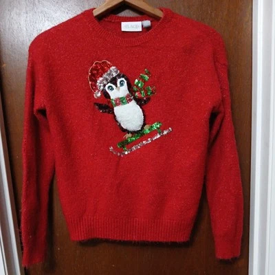 Suéter Navidad Lugar Niños Talla 10-12 Foto 1 de 4