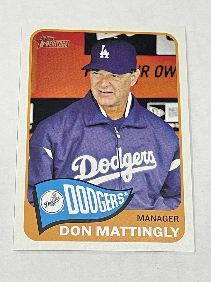 2014 Topps Heritage Baseball #217 - Don Mattingly - Los Angeles Dodgers - Image 1 of 2