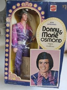 Bambola vintage 1976 Mattel Donny & Marie Osmond Donny con scatola - Foto 1 di 13