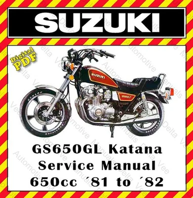 Suzuki GS650GL Service Manual 1981 - 1982 (38p) PDF FILE - Image 1 of 4
