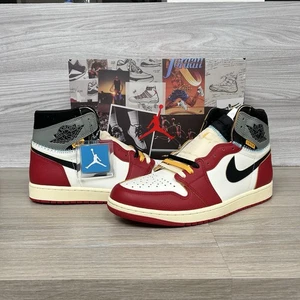 Nike Air Jordan 1 High OG SP Union LA Varsity Rojo Chicago Sombra UK11 Entrenadores - Imagen 1 de 19