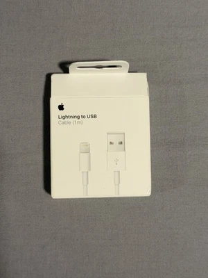 Apple Lightning to USB Cable 1m/3ft MUQW3AM/A  A1480 OEM Open Box - Image 1 of 3