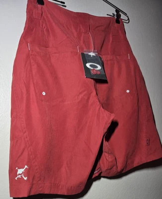 Pantalones Cortos OAKLEY De Colección Años 90 Y2K Patín Deportes Correr Nuevos con Etiquetas Nos Talla 28 Original Foto 1 de 4