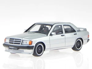 Mercedes W201 Brabus 190E 3.6S 1989 silber Modellauto Minichamps 1:43 - Bild 1 von 4