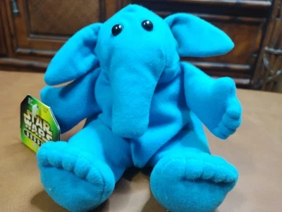 Star Wars Buddies 1997 ROTJ MAX REBO Beanbag Peluche Kenner Figura NUEVO con Etiqueta Foto 1 de 4