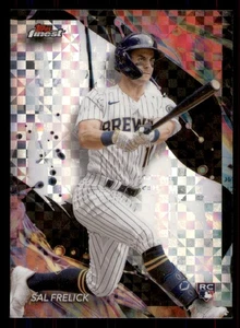 Sal Frelick 2024 Finest Rookie Checkerboard Refractors #134 Milwaukee Brewers - Picture 1 of 2
