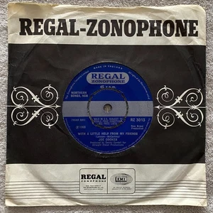 Joe Cocker – With A Little Help From My Friends  7in Vinyl Record - Picture 1 of 4