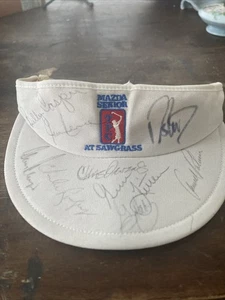 Vintage Signed Golf Visor - Arnold Palmer Billy Casper and More - Picture 1 of 5