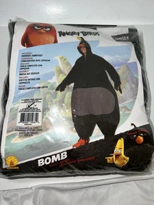RUBIES Angry Birds BOMB Erwachsenenkostüm Overall mit Kapuze Erwachsene Größe XL - Bild 1 von 5