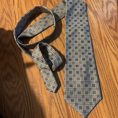 Vintage Joseph & Feiss International Gray Silk Men’s Neck Tie - Image 1 of 4