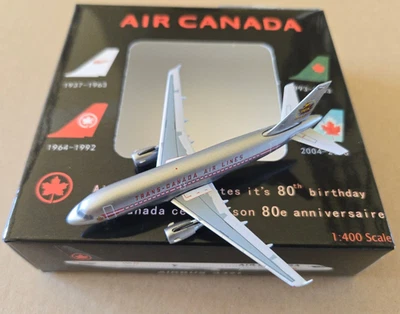 1:400 Airbus A319 Air Canada / Trans-Canada Air Lines retro C-FZUH AeroClassics - Image 1 of 4