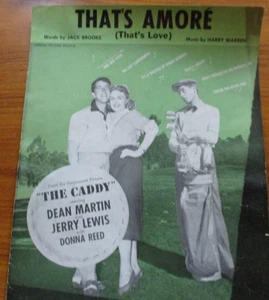 "That's Amore"  Jack Brooks & Harry Warren. The Caddy. Dean Martin - Picture 1 of 4