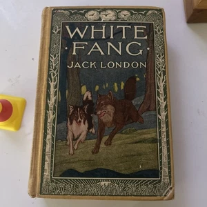 Antique "White Fang" by Jack London, HC 1906 Grosset & Dunlap, October Printing - Imagen 1 de 4