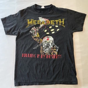 Vintage 1988 Megadeth Killing Is My Business T-SHIRT Herren L/M 80er 90er Tour Konzert - Bild 1 von 11