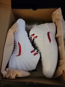 Size 11 - Air Jordan 12 Retro Twist White Red Ct8013-106 DS UNWORN - Picture 1 of 8