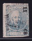 uck02 Mexico 1868 Colima thin imperforate 11-68 Sc#48 Mc#45