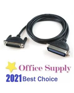 6" Ft IEEE DB25 Male/Centronics CN36 Male Parallel Printer Data Cable - Picture 1 of 2