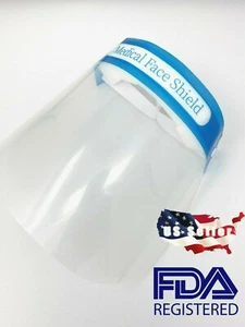 Face Shield FDA Safety Reusable Face Protective Visor for Eye Head Protection - Picture 1 of 7
