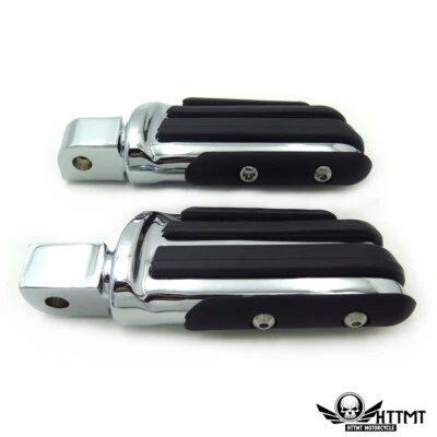 Footpeg piloto de borracha para Yamaha Road Star Warrior 2002-2009 dianteiro 2008 2007 - Imagem 1 de 4