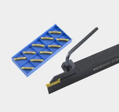 Carbide Insert Grooving Straight Shank External Turning Holder Lathe MGMN MGEHR - Image 1 of 4
